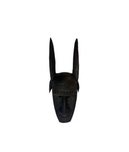 Load image into Gallery viewer, Vintage Hand Carved African Tribal Mask with Large Horns
