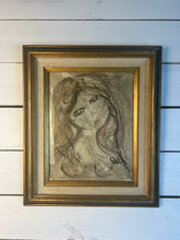 Load image into Gallery viewer, Sketch of a Woman, original art, by Lourdes Gomez-Franca
