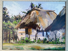 Load image into Gallery viewer, Agustin Gainza Rural Series Hut Painting Giclee Reproduction, 2001
