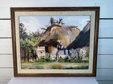 Load image into Gallery viewer, Agustin Gainza Rural Series Hut Painting Giclee Reproduction, 2001
