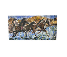 Load image into Gallery viewer, A River Run by Kent Paulette Authentic Original Acrylic on Canvas - Horse Painting
