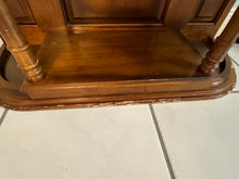 Load image into Gallery viewer, Vintage Edwardian Style Hall Tree/Umbrella Stand with Mirror / Entrance Table / Foyer Table
