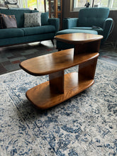 Load image into Gallery viewer, Vintage 1940s Heywood-Wakefield Three-Tier Surfboard End Tables, Model C3753
