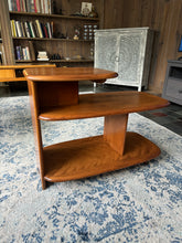 Load image into Gallery viewer, Vintage 1940s Heywood-Wakefield Three-Tier Surfboard End Tables, Model C3753
