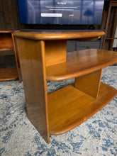 Load image into Gallery viewer, Vintage 1940s Heywood-Wakefield Three-Tier Surfboard End Tables, Model C3753
