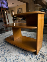 Load image into Gallery viewer, Vintage 1940s Heywood-Wakefield Three-Tier Surfboard End Tables, Model C3753
