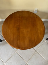 Load image into Gallery viewer, 1940s MCM Leo Jiranek by Heywood-Wakefield Round Coffee Table with Lazy Susan, Maple Finish
