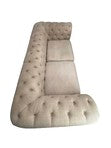 Load image into Gallery viewer, Chesterfield Style Sofa in Oatmeal Linen
