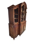 Load image into Gallery viewer, 19th Century British Breakfront China Cabinet with Copper Details
