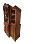Load image into Gallery viewer, 19th Century British Breakfront China Cabinet with Copper Details
