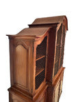 Load image into Gallery viewer, 19th Century British Breakfront China Cabinet with Copper Details
