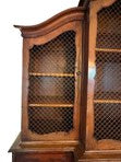 Load image into Gallery viewer, 19th Century British Breakfront China Cabinet with Copper Details
