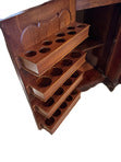 Load image into Gallery viewer, 19th Century British Breakfront China Cabinet with Copper Details
