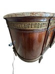 Load image into Gallery viewer, French Louis XVI Mahogany Sideboard / Server / Buffet / Credenza with Mirror, Marble Top and Bronze Details c. 1890-1900
