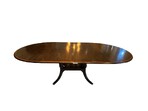 Load image into Gallery viewer, Cherry 60&quot; Round Birdcage Base Extending Dining Table With 2-24&quot; Leaves by Englishman&#39;s Fine Furnishings
