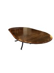 Load image into Gallery viewer, Cherry 60&quot; Round Birdcage Base Extending Dining Table With 2-24&quot; Leaves by Englishman&#39;s Fine Furnishings
