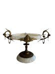Load image into Gallery viewer, French Empire Style Marble &amp; D &#39;Ore Bronze Tazza C. 1900
