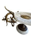 Load image into Gallery viewer, French Empire Style Marble &amp; D &#39;Ore Bronze Tazza C. 1900
