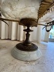 Load image into Gallery viewer, French Empire Style Marble &amp; D &#39;Ore Bronze Tazza C. 1900
