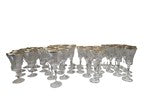 Load image into Gallery viewer, Mikasa Late 20th Century Antique Lace Stemware

