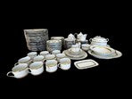 Load image into Gallery viewer, Late 20th Century Mikasa Antique Lace Fine China - 85 Pieces, 6 piece place setting
