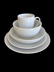Load image into Gallery viewer, Pottery Barn Great White Coupe Shape Collection  - 5 piece place setting
