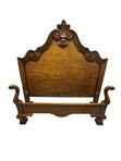 Century Furniture Queen Size Bedframe with Attached Ruffled Skirt