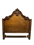 Load image into Gallery viewer, Century Furniture Queen Size Bedframe with Attached Ruffled Skirt
