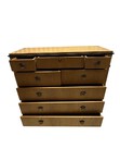 Load image into Gallery viewer, Baker Furniture Biedermeier Style Tiger Maple Commode Chest of Drawers
