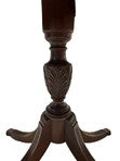 Load image into Gallery viewer, Early 1900s Duncan Phyfe Style Mahogany Folding Game Table with Brass Claw Feet
