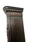 Load image into Gallery viewer, Victorian Carved Walnut Clawfoot Curio China Cabinet Bookcase - Zipfel Furniture
