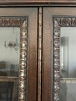 Load image into Gallery viewer, Victorian Carved Walnut Clawfoot Curio China Cabinet Bookcase - Zipfel Furniture
