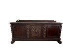 Load image into Gallery viewer, Victorian Carved Walnut Clawfoot Buffet Sideboard Credenza - Zipfel Furniture
