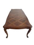 Load image into Gallery viewer, Thomasville Burl Oak British Gentry Collection Dining Table with Two Extension Leaves
