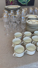 Load and play video in Gallery viewer, Late 20th Century Mikasa Antique Lace Fine China - 85 Pieces, 6 piece place setting
