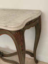 Load image into Gallery viewer, Louis XV Style Marble Top Console Table
