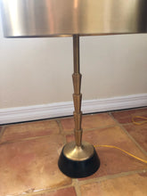 Load image into Gallery viewer, Global Views Brass Table Lamp with Brass Shade
