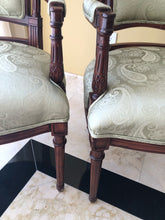 Load image into Gallery viewer, 19th Century Louis XVI Arm Chairs- a pair
