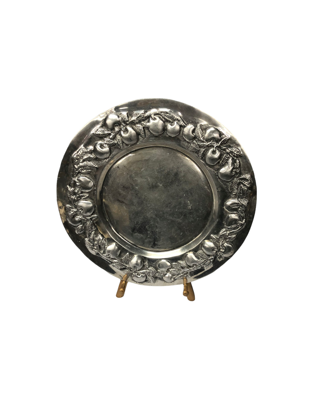 Pewter Apple Platter