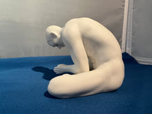 Load image into Gallery viewer, Fine Porcelain - Male Nude Yoga Sculpture - Prayer Pose
