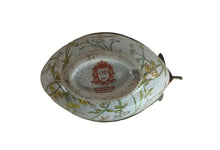Load image into Gallery viewer, Vintage OD 1895 Porcelain Bowl with Dragonfly Handle in Ormolu
