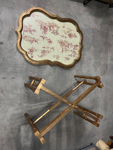 Load image into Gallery viewer, Vintage Hand Painted Chinoiserie Coffee/Tray Table by Sarreid, Ltd.
