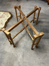 Load image into Gallery viewer, Vintage Hand Painted Chinoiserie Coffee/Tray Table by Sarreid, Ltd.
