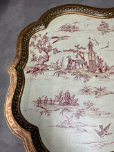 Load image into Gallery viewer, Vintage Hand Painted Chinoiserie Coffee/Tray Table by Sarreid, Ltd.
