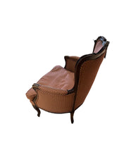 Load image into Gallery viewer, Antique Louis XV Style French Wingback Arm Chair
