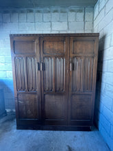 Load image into Gallery viewer, Antique Early 19th Century Wardrobe - Three Door Solid Oak
