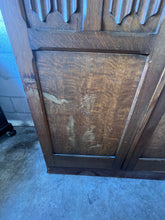 Load image into Gallery viewer, Antique Early 19th Century Wardrobe - Three Door Solid Oak
