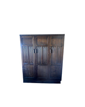 Load image into Gallery viewer, Antique Early 19th Century Wardrobe - Three Door Solid Oak
