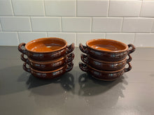 Load image into Gallery viewer, Vintage Vulcania Italian Pottery Soup/Creme Brulee Bowls - Set of 6
