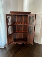 Load image into Gallery viewer, Rustic French Country Chicken Wire Bar Cabinet
